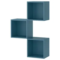 IKEA EKET(196.020.77) комбінація настінних шаф, темно-сіро-блакитний