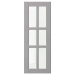 IKEA BODBYN(804.850.36) скляні двері, сірий