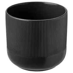 IKEA GRADVIS (504.947.87) Кришка для квіткового горщика, вхід/вихід чорний