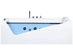 Світлодіодна гідромасажна ванна Marquis 180 x 90 см Біла Якісна гідромасажна ванна Масажна ванна Масажна ванна