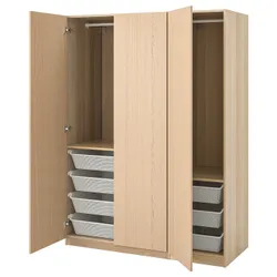 IKEA PAX(592.860.91) гардероб, ефект білого мореного дуба / ефект білого мореного дуба Форсан