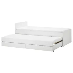 IKEA SLÄKT(892.277.31) каркас ліжка з нижнім ліжком / зберігання, білий