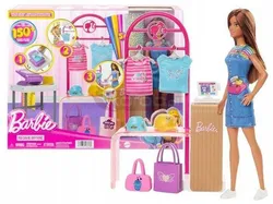 Набір ляльок BARBIEFASHION BOUTIQUE FASHION DIZAINE з лялькою та аксесуарами HKT78