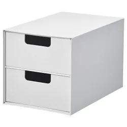 IKEA FJÄDERHARV(105.969.00) Міні -комод -ящики 2 ящики, білий