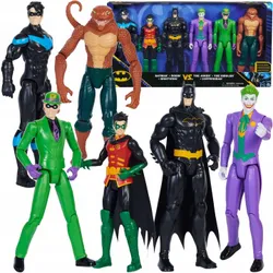 ВЕЛИКИЙ НАБІР З 6 РУХОВИХ ФІГУРІК БЕТМЕНА ДЖОКЕРА РОБІНА НАЙТВІНГУ DC COMICS 28