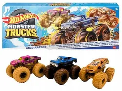 Набір із 3 машинок Hot Wheels Monster Truck Mud Racers HNT79
