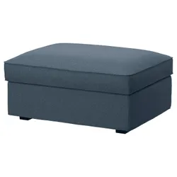 IKEA KIVIK(605.171.56) чохол на підставку для ніг із місцем для зберігання, Гуннаред синій
