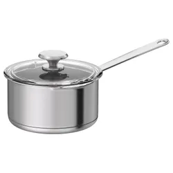 IKEA HEMKOMST (405.131.59) каструля з кришкою, нержавіюча сталь / скло
