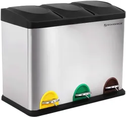 Кухонний кошик для сміття 3 х 15 л камер