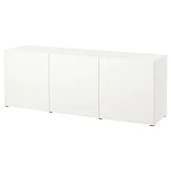 IKEA BESTÅ(193.249.76) поєднання з дверима, білий / Lappviken білий