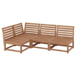 IKEA NÄMMARÖ(496.102.93) 3-х осіб Модульний куточок, зовнішня/світло -коричнева пляма