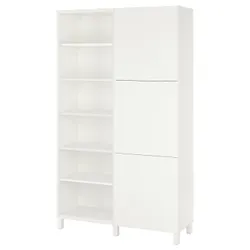 IKEA BESTÅ(293.017.62) поєднання з дверима, білий / Lappviken / Stubbarp білий