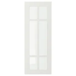 IKEA STENSUND (504.505.85) Скляні двері, білий