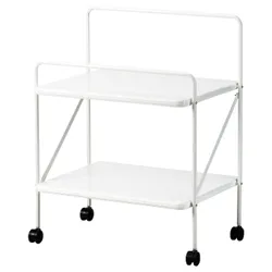 IKEA JÄRLÅSA(005.543.83) стіл на колесах, білий