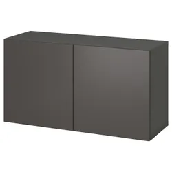 IKEA BESTÅ(895.357.77) шафа з дверцятами, темно-сірий/Lappviken темно-сірий