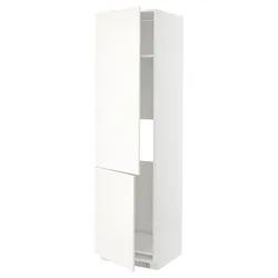 IKEA METOD(595.073.56) високий п лід/закрити 2 двер, білий/Вальстена білий