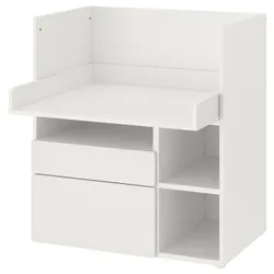 IKEA SMÅSTAD(595.832.27) стіл, Білий білий/з 2 ящиками