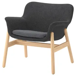 IKEA VEDBO(605.522.20) крісло, Гуннаред темно-сірий