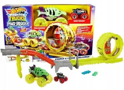 Набір HOT WHEELS MONSTER TRUCK Power Smashers Ультрагонка Челендж 2 Машинки HXT05