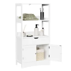 Стійка для ванної кімнати з шафою та шухлядою 122 см