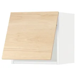IKEA METOD (593.918.03) навісна шафа поз, білий / Askersund світлий попелястий малюнок