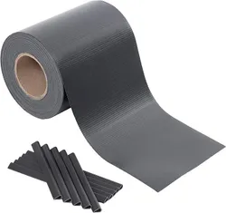 SONGMICS GPJ100GY, 100 м, ПВХ, захист від зору, фольга для огорожі, захист від вітру, 2 рулони м х 19 см, екстра товстий, з 50 х