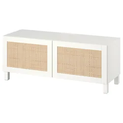 IKEA BESTÅ(194.194.46) Тумба під телевізор з дверцятами, білий Studsviken/Stubbarp/white