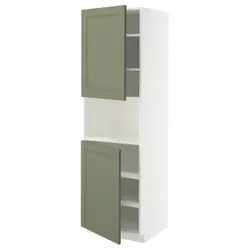 IKEA METOD(095.176.21) Sza st stop 2drz/напів, Biały/axstad gria -green
