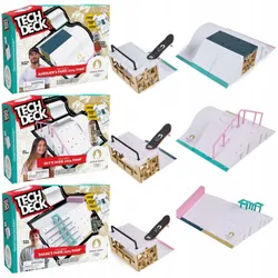 TECH DECK ZESTAW RAMP PARIS 2024 AURELIEN SHANE SKY +3xDESKOROLKI TECH DECK