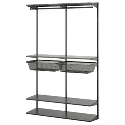 IKEA BOAXEL(895.489.87) Комбінація гардеробу, антрацит