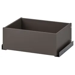 IKEA KOMPLEMENT(105.095.02) ящик, темно-сірий