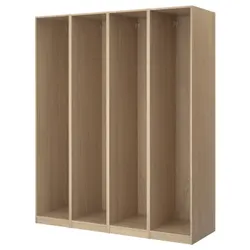 IKEA PAX(398.729.35) 4 рами шафи, білий морений дуб