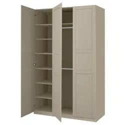 IKEA PAX / TYSSEDAL(996.031.91) Комбінація гардеробу, сірий -рог/сірий