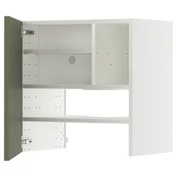 IKEA METOD(295.178.42) Капот -up шафа з полицею/дверима, Biały/axstad gria -green