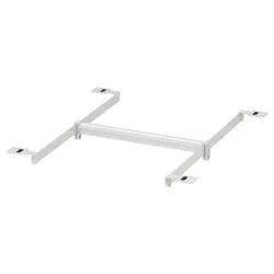 IKEA HJÄLPA(994.283.19) штанга + 2 штанги + 2 комплекти фурнітури, регульований/білий