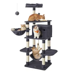 Котяча котяча дерево з мискою на платформі 164 см.
