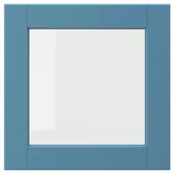 IKEA LERHYTTAN(705.950.21) скляні двері, блакитний