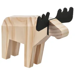 IKEA HÖSTAGILLE(606.002.97) прикраса, лося, сосна/чорна