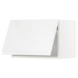 IKEA METOD(293.944.45) горизонтальна шафа з кнопкою відкриття, білий/Voxtorp глянцевий/білий