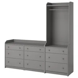 IKEA HAUGA (893.882.29) стійка, сірий