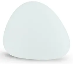 Для саду Зовнішній садовий світильник STONE Білий 1xE27 IP44 45x30см