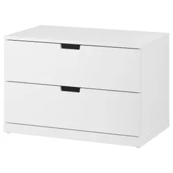 IKEA NORDLI(992.394.94) комод, 2 шухляди, білий