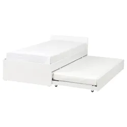 IKEA VIHALS(695.820.34) рамка ліжка з 1 розширеним ліжком, білий/luröy