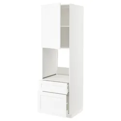 IKEA METOD / MAXIMERA(594.735.73) in sz n pie dr / 2fr / śre / w szu, Enköping білий/імітація дерева білий