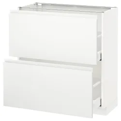 IKEA METOD / MAXIMERA(491.128.31) шафа / 2 szu /, білий / Voxtorp матовий білий