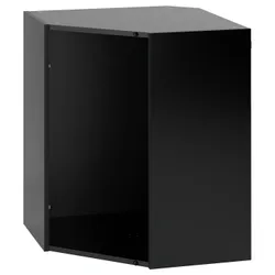 IKEA METOD(805.916.83) Кутовий корпус настінної шафи, чорний сірий