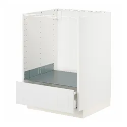 IKEA METOD / MAXIMERA(394.094.89) shh st пекло з шу, білий / Stensund білий
