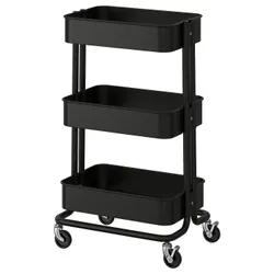 IKEA RÅSKOG(405.821.81) візок, чорний