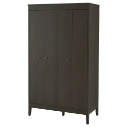 IKEA IDANÄS Гардероб, темно-коричнева морилка (504.588.31)