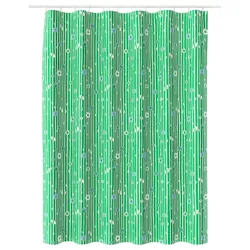 IKEA BOLLBUDDLEJA(306.099.25) Завіса, Зелений/квітковий малюнок